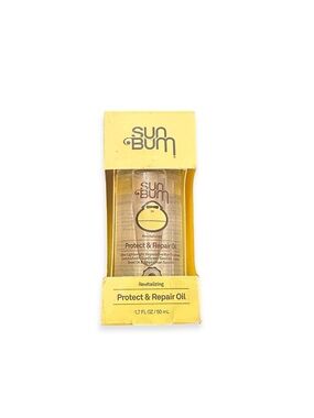 Sun Bum Revitalizing Protect & Repair Oil 1.7 fl oz Vegan UV Sunflower Jojoba